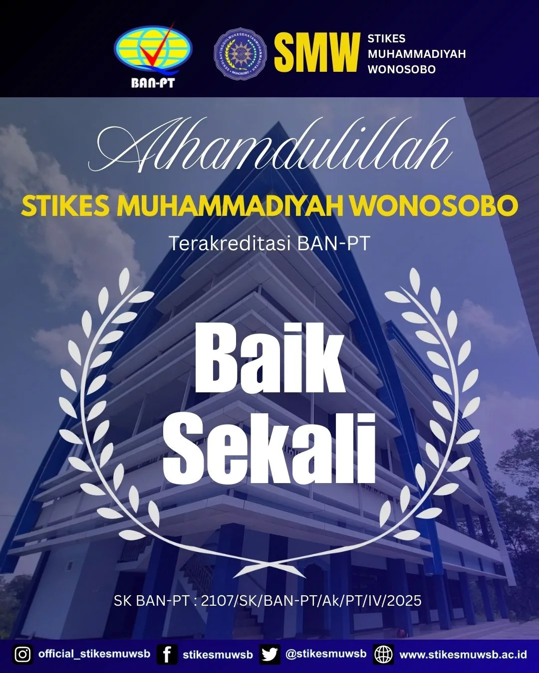 Akreditasi STIKESMU Baik Sekali